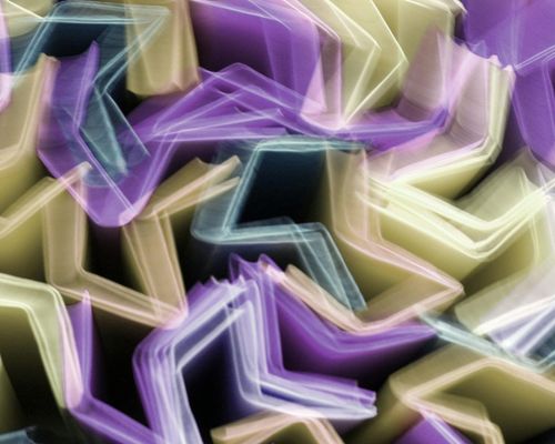 Abstract glowing geometric shapes representing morning energy